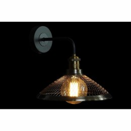 Lampa ścienna DKD Home Decor Czarny Złoty Metal 220 V 50 W (27 x 28 x 28 cm)