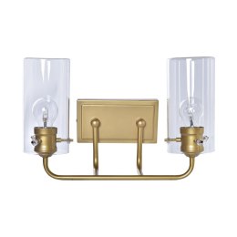 Lampa ścienna DKD Home Decor Szkło Złoty Metal 220 V 50 W (41 x 17 x 24 cm)