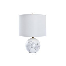 Lampa stołowa DKD Home Decor Biały Złoty Metal 50 W 220 V 36 x 36 x 52 cm