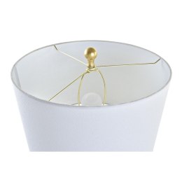 Lampa stołowa DKD Home Decor Biały Złoty Żywica Szkło 50 W 220 V 38 x 38 x 75 cm