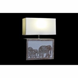 Lampa stołowa DKD Home Decor Brązowy Biały 220 V 50 W Indianin (33 x 12 x 41 cm)