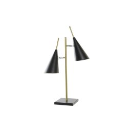 Lampa stołowa DKD Home Decor Czarny Złoty Metal 25 W 220 V 38 x 16 x 64 cm