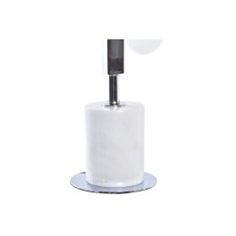 Lampa stołowa DKD Home Decor Srebrzysty Biały 220 V Nowoczesny (15 x 15 x 68 cm)
