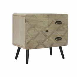 Komoda DKD Home Decor Naturalny Czarny MDF (60 x 30 x 56 cm)