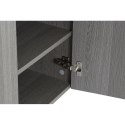 Kredens DKD Home Decor Szkło Szary Aluminium Dub szkło hartowane (165 x 39 x 76 cm)