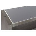 Kredens DKD Home Decor Szkło Szary Aluminium Dub szkło hartowane (165 x 39 x 76 cm)