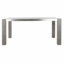 Stoły do Jadalni DKD Home Decor Szkło Szary Aluminium Dub szkło hartowane (162 x 92 x 74 cm)