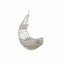 Fotel wiszący ogrodowy DKD Home Decor 82 x 75 x 125 cm Metal rattan syntetyczny Jasnoszary (82 x 75 x 125 cm)