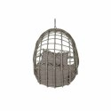 Fotel wiszący ogrodowy DKD Home Decor 90 x 70 x 110 cm Szary rattan syntetyczny Aluminium (92 x 70 x 113 cm)