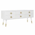 MebleTV DKD Home Decor Biały Złoty Jodła Drewno MDF 120 x 42 x 54 cm