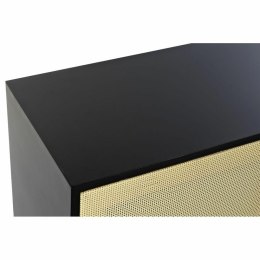 MebleTV DKD Home Decor Czarny Jodła Rattan (160 x 65 x 38 cm)