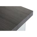 Biurko DKD Home Decor Szkło Szary Przezroczysty MDF szkło hartowane (120 x 50 x 76 cm)