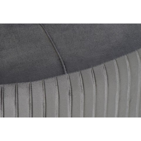 Ergonomiczny DKD Home Decor 80 x 80 x 38 cm Scandi Szary Drewno Aksamit Ciemny szary Velvet