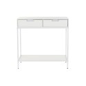 Konsola DKD Home Decor Metal MDF Biały (80 x 35 x 81 cm)