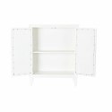 Kredens DKD Home Decor Biały Lustro Jodła MDF (80 x 35 x 102 cm)