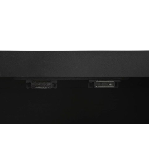 Kredens DKD Home Decor Czarny Rattan Drewno mango 160 x 40 x 90 cm