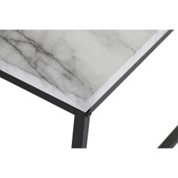 Stolik DKD Home Decor Biały Czarny Metal Drewno MDF 110 x 60 x 34 cm