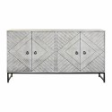 Kredens DKD Home Decor Biały Metal Drewno mango 155 x 40 x 85 cm