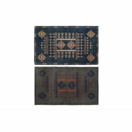 Dywan DKD Home Decor 120 x 180 x 0,4 cm Niebieski Pomarańczowy Poliester Arabia (2 Sztuk)