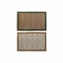 Dywan DKD Home Decor 160 x 230 x 0,4 cm Poliester Biały Ikat Boho (2 Sztuk)