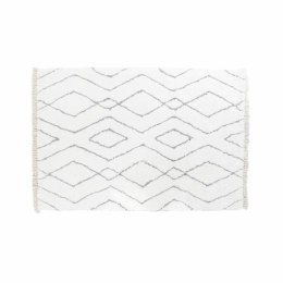 Dywan DKD Home Decor Biały Szary Romby Scandi Ø 9,4 cm 120 x 180 x 3 cm