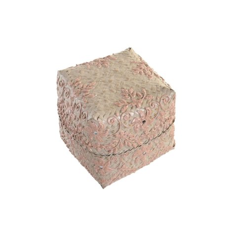 Zestaw dekoracyjnych pudełek DKD Home Decor Wielokolorowy Bambus Boho (3 Części)