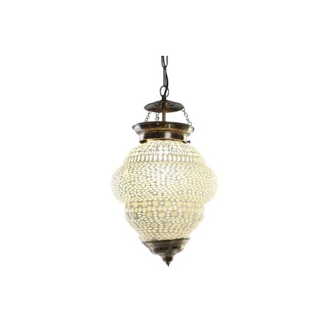 Lampa Sufitowa DKD Home Decor Biały Metal Szkło 25 W 23 x 23 x 33 cm