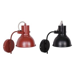 Lampa ścienna DKD Home Decor 15 x 20 x 28 cm 16,5 x 26 x 28 cm Czerwony Czarny Metal 220 V 50 W Loft (2 Sztuk)