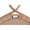 Lustro ścienne DKD Home Decor Szkło Brązowy Rattan (68 x 2 x 68 cm)