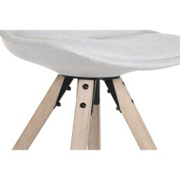 Krzesło do Jadalni DKD Home Decor Poliester Jasnoszary Dub (48 x 44 x 84 cm)