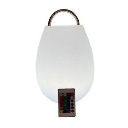 Lampa słoneczna DKD Home Decor Czarny Polietylen Biały (22 x 22 x 31,5 cm)