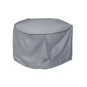 Torba Ochronna DKD Home Decor Stolik Czarny Aluminium Ciemny szary (132 x 132 x 75 cm)