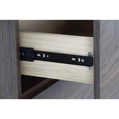 Kredens DKD Home Decor Brązowy Przezroczysty Szkło Orzech Drewno MDF 160 x 45 x 80 cm