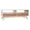 MebleTV DKD Home Decor Biały Naturalny Drewno mango 130 x 40 x 45 cm