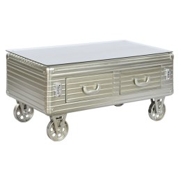 Stolik Home ESPRIT Metal Szkło 100 x 52 x 46 cm