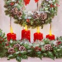Obraz Boże Narodzenie Wielokolorowy Drewno Płótno 40 x 60 x 1,8 cm