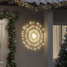 Ozdoby świąteczne, 140 lampek LED, 8 szt., ciepła biel, 17 cm