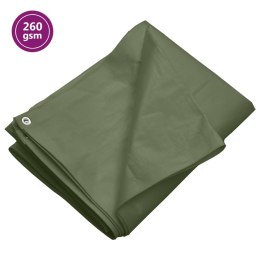 Plandeka, 260 g/m², 4x6 m, zielona, HDPE