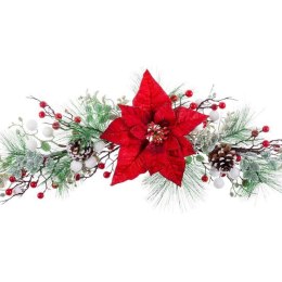 Ozdoby świąteczne Czerwony Wielokolorowy Plastikowy Materiał Ananasy 60 cm