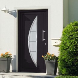 Drzwi wejściowe zewnętrzne, antracytowe, 98 x 190 cm