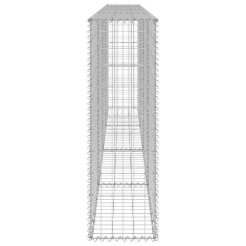 Ściana gabionowa z pokrywami, galwanizowana stal, 300x30x100 cm