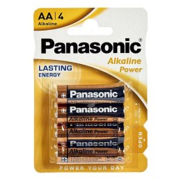 Baterie Alkaliczne Panasonic 1x4 LR6APB LR6 AA (12 Sztuk)
