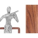 Figurka Dekoracyjna Skrzypce Srebrzysty Drewno Metal 13 x 27 x 13 cm