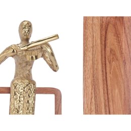 Figurka Dekoracyjna Skrzypce Złoty Drewno Metal 13 x 27 x 13 cm