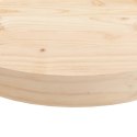 Blat do stołu, okrągły, Ø90x3 cm, lite drewno sosnowe