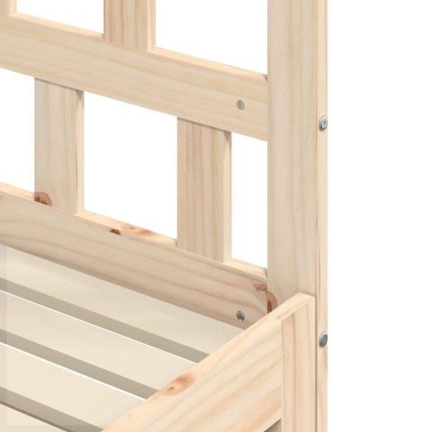 Łóżko dzienne rozsuwane, 80x200 cm, lite drewno sosnowe