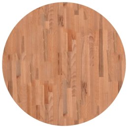 Blat do stołu, Ø90x1,5 cm, okrągły, lite drewno bukowe