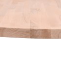 Blat do stołu, Ø70x4 cm, okrągły, lite drewno bukowe