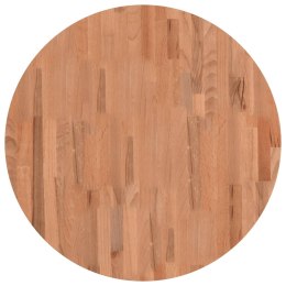 Blat do stołu, Ø70x4 cm, okrągły, lite drewno bukowe