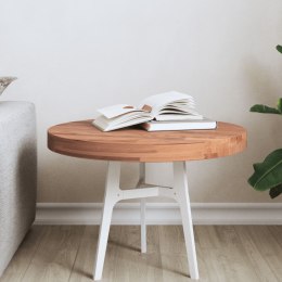 Blat do stolika, Ø50x4 cm, okrągły, lite drewno bukowe
